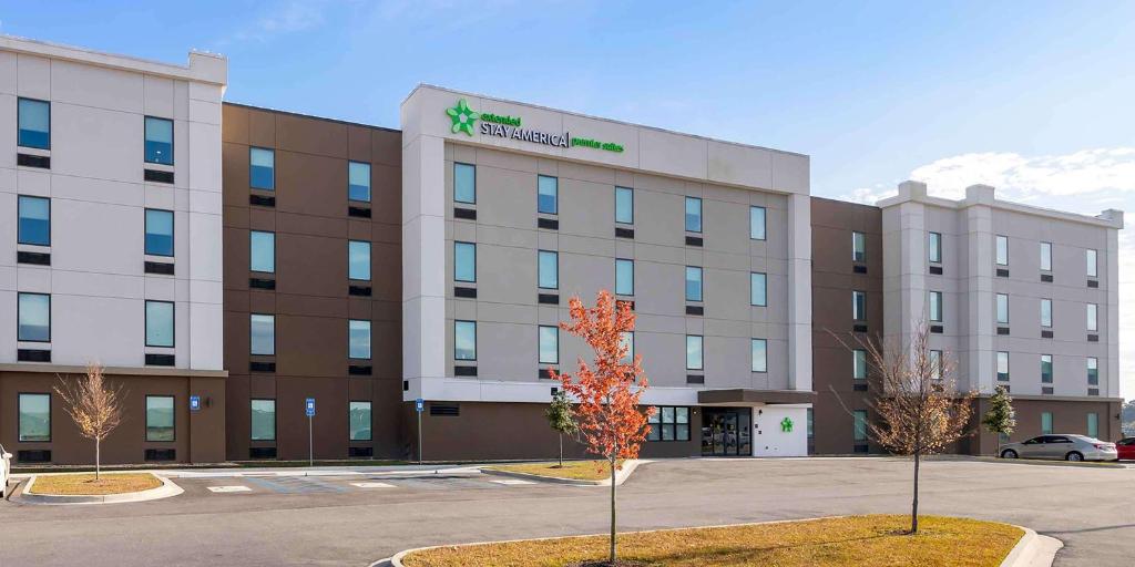 a hospital building with a tree in front of it at Extended Stay America Premier Suites - Savannah - Pooler in Savannah