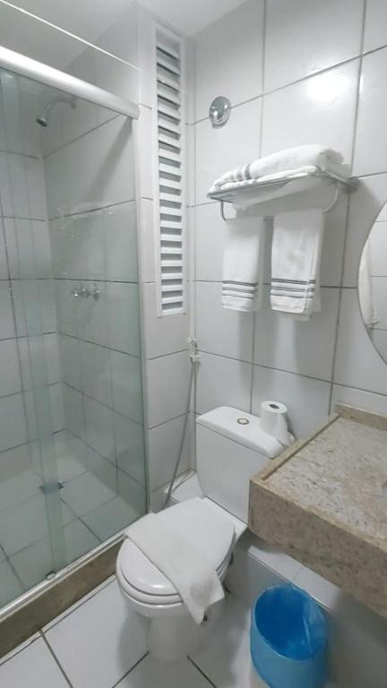 Koupelna v ubytování Gran Lençóis Flat Barreirinhas