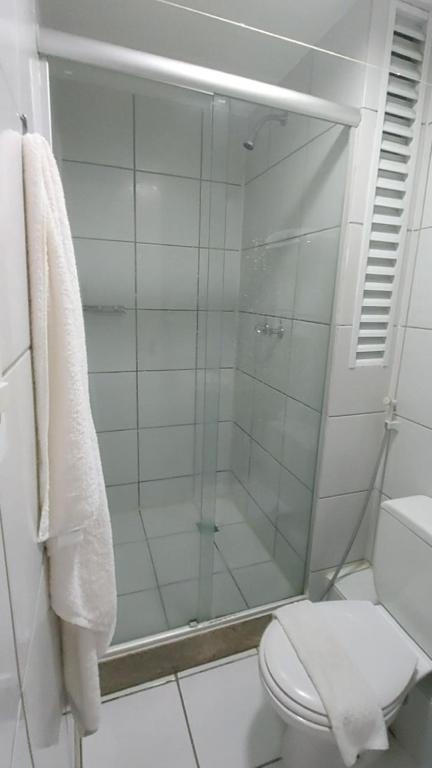Koupelna v ubytování Gran Lençóis Flat Barreirinhas