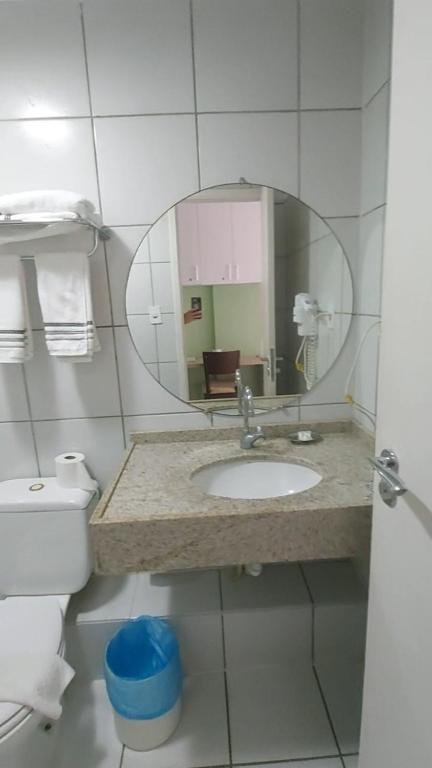 Koupelna v ubytování Gran Lençóis Flat Barreirinhas