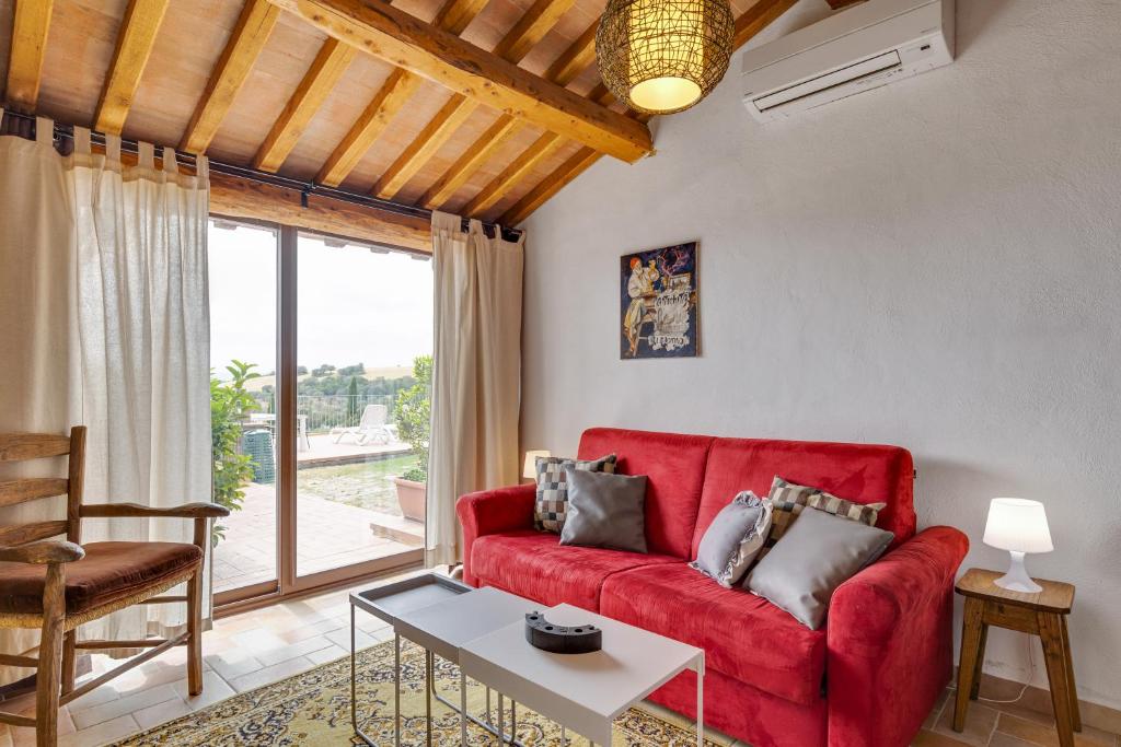 Posezení v ubytování Agriturismo San Tommaso