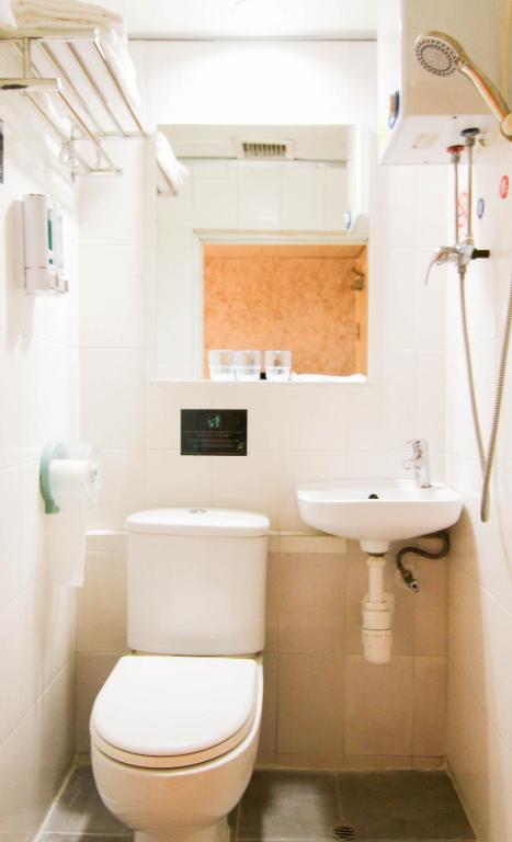 Koupelna v ubytování Cozy Inn Jordan Station