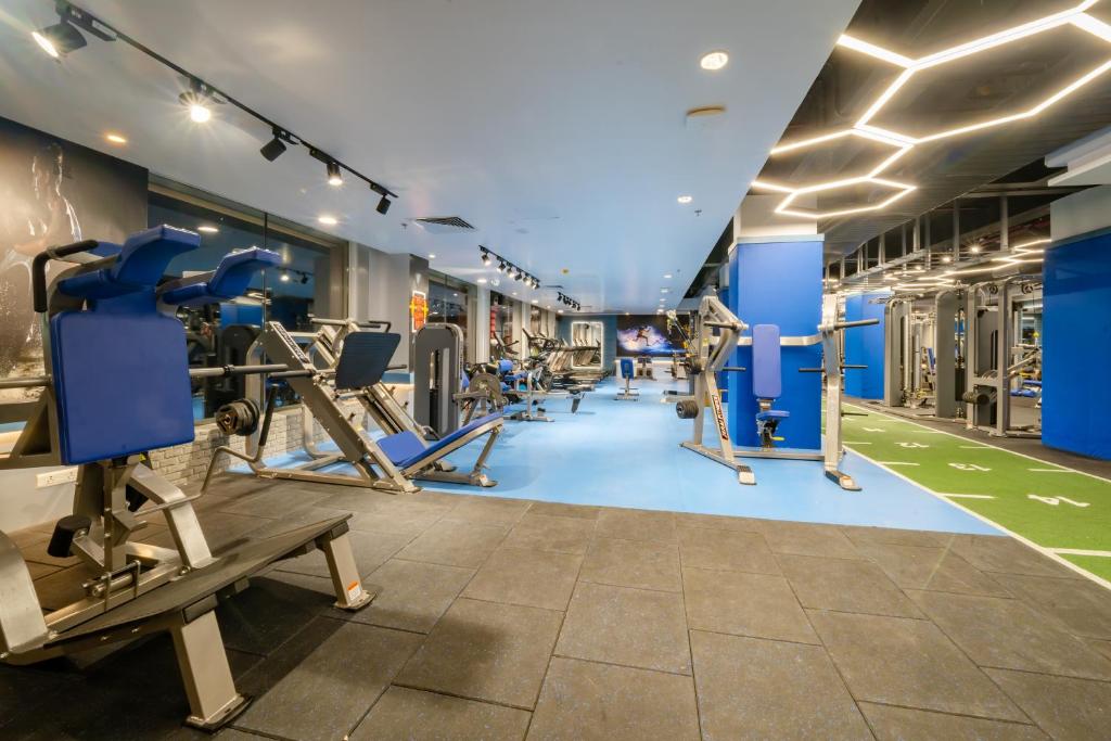 Fitness centrum a/nebo fitness zařízení v ubytování Payel Inn