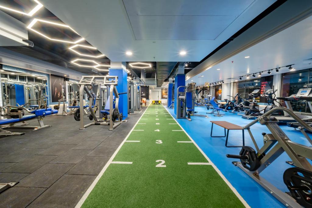 Fitness centrum a/nebo fitness zařízení v ubytování Payel Inn