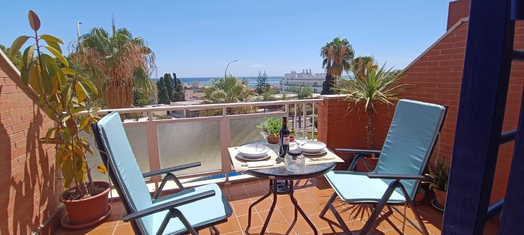 Balkón alebo terasa v ubytovaní Vista Azul Torremolinos - Carihuela