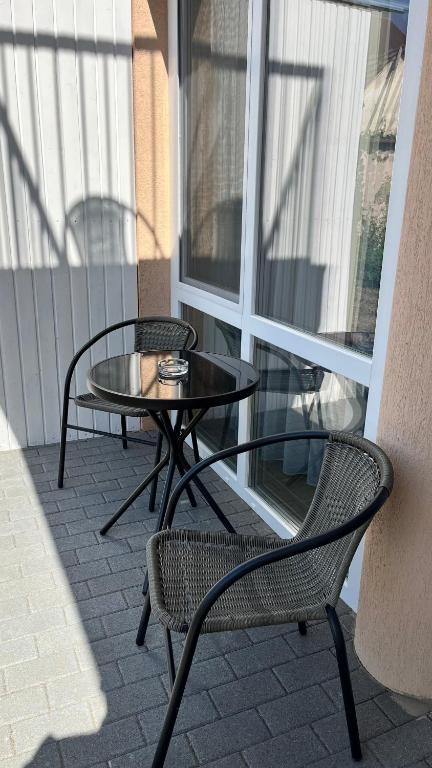 Balkón nebo terasa v ubytování Rezidex Apartmanház