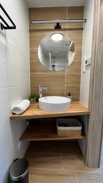 Koupelna v ubytování Rezidex Apartmanház