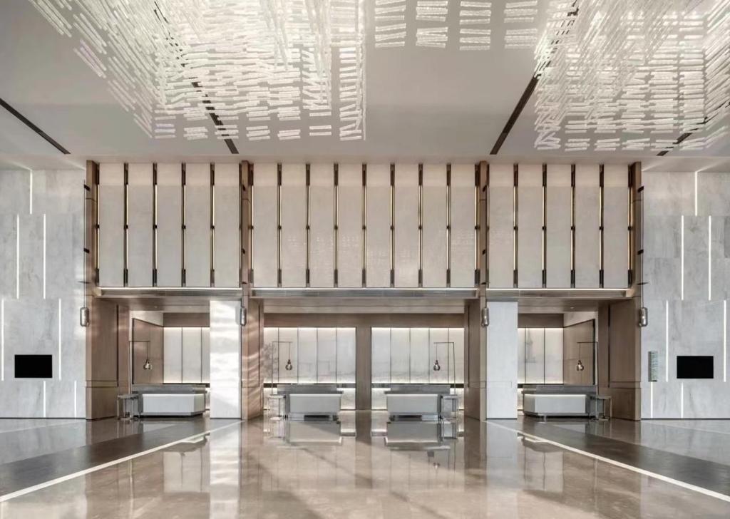 Vstupní hala nebo recepce v ubytování Wuhan Marriott Hotel Hankou