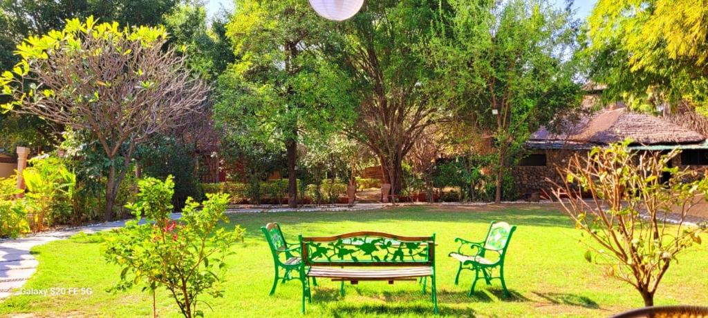 Zahrada ubytování Lohagarh Corbett Resort
