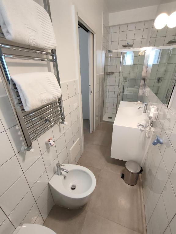 Koupelna v ubytování QuiHotel