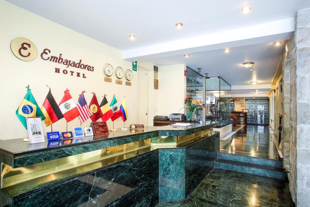Vstupní hala nebo recepce v ubytování Embajadores Hotel