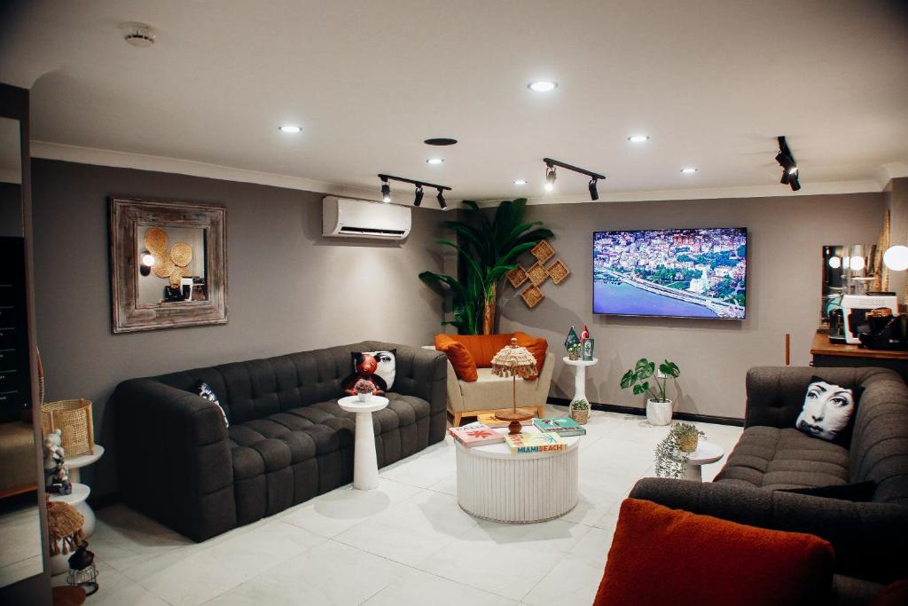 Posezení v ubytování Istiklal Street Taksim House Yamalya Hotel