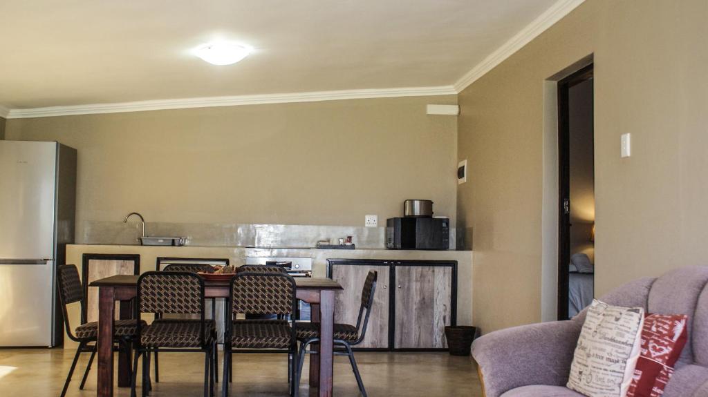 Kuchyň nebo kuchyňský kout v ubytování Umbono Private Game Lodge