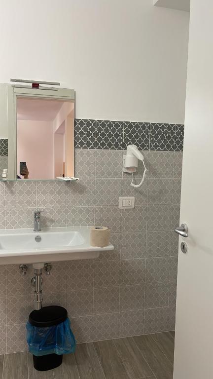 Koupelna v ubytování B&b Ciriapples
