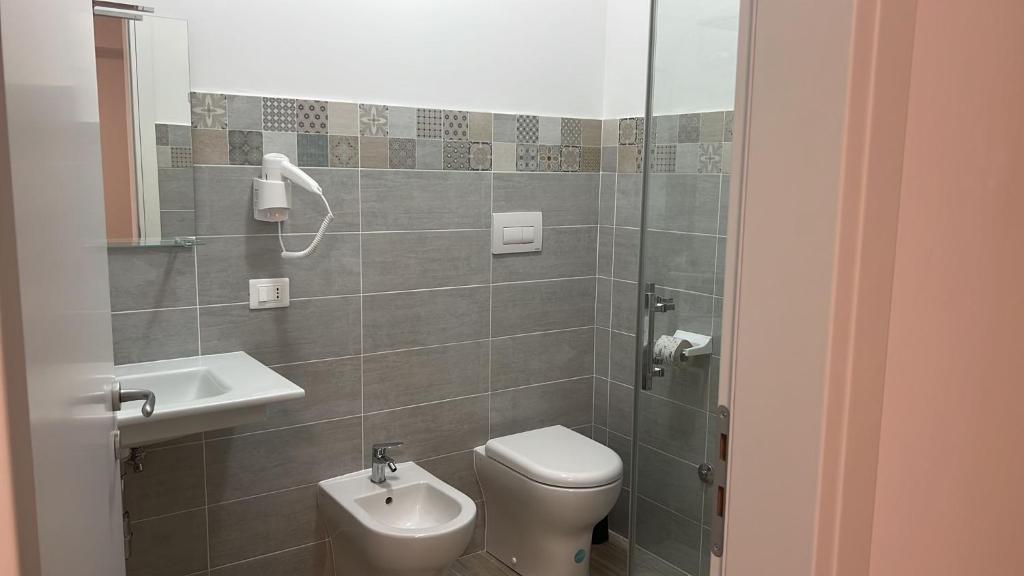 Koupelna v ubytování B&b Ciriapples