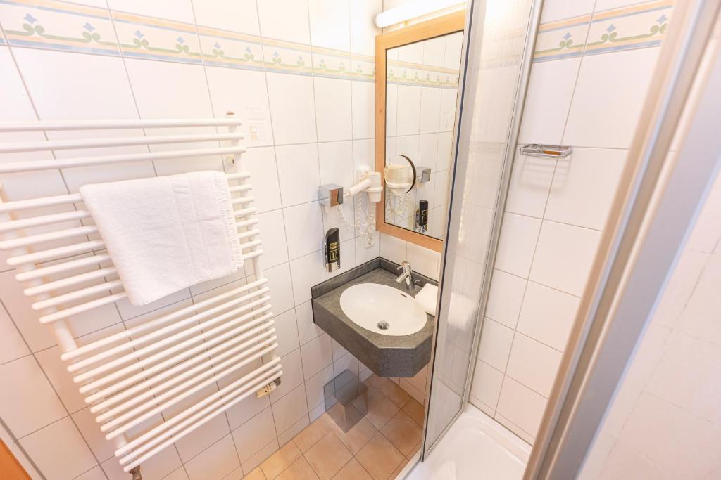 Koupelna v ubytování Hotel Eder