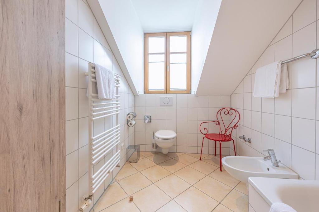Koupelna v ubytování Hotel Eder