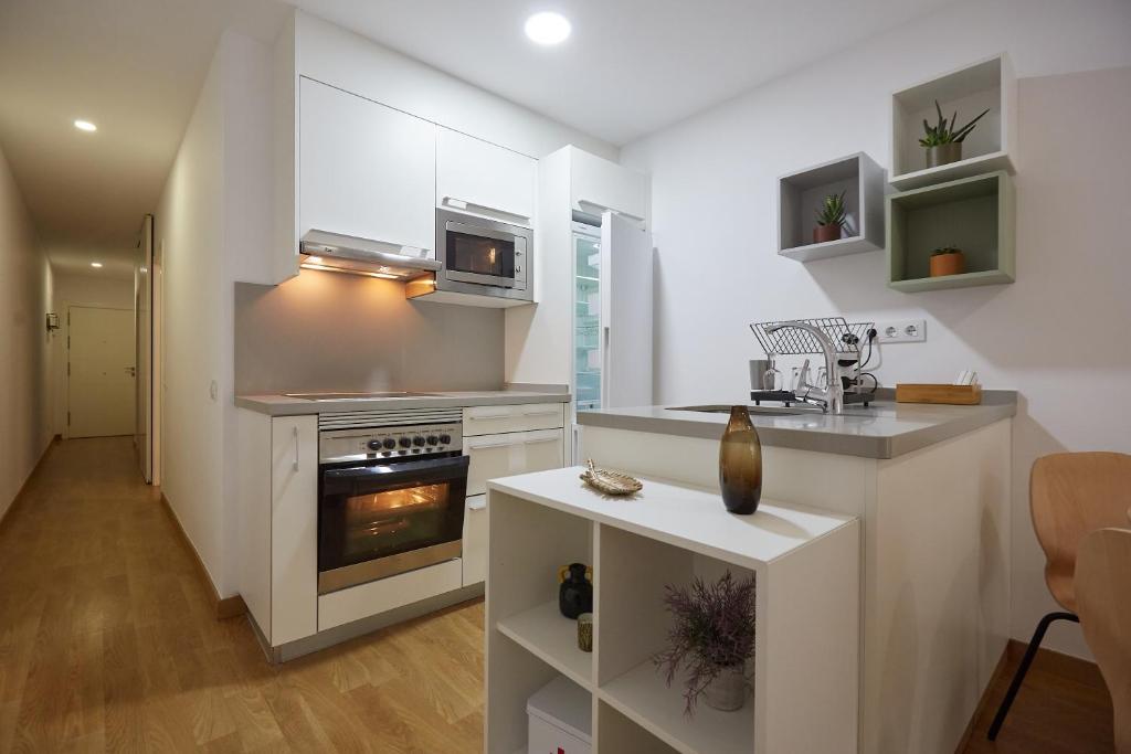 Kuchyňa alebo kuchynka v ubytovaní Canteras Suite Gran Canaria