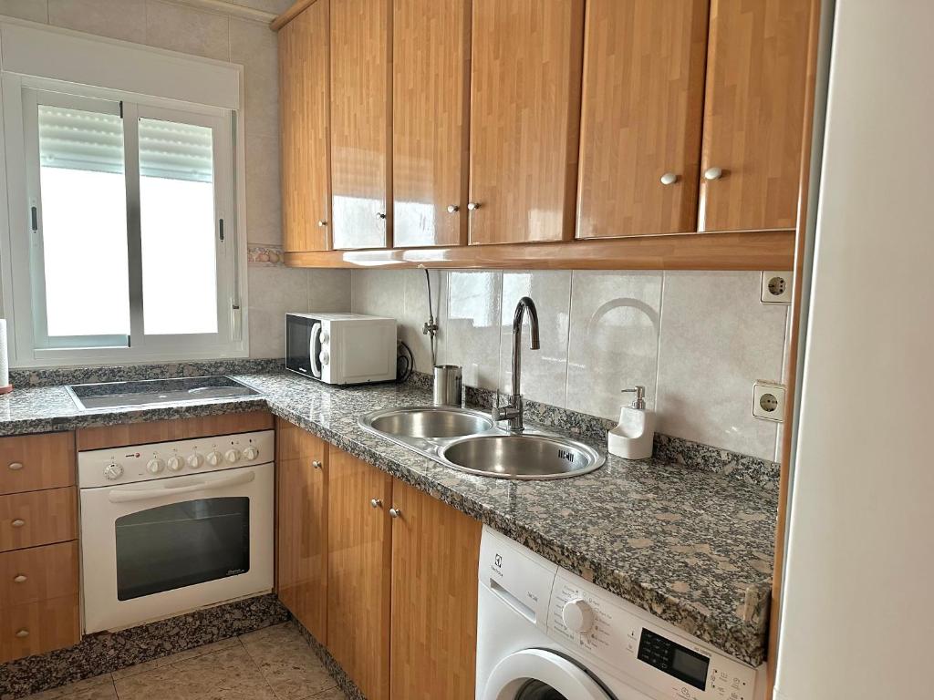Kuchyň nebo kuchyňský kout v ubytování Casa Roman Vega