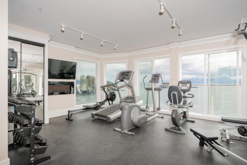 Fitness centrum a/nebo fitness zařízení v ubytování SookePoint Ocean Cottage Resort