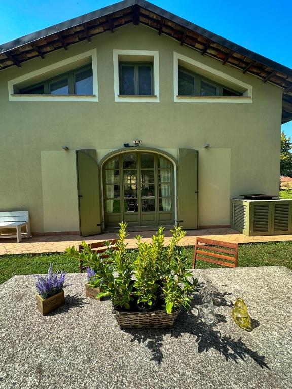 Zahrada ubytování Just Langhe Casa Barolo