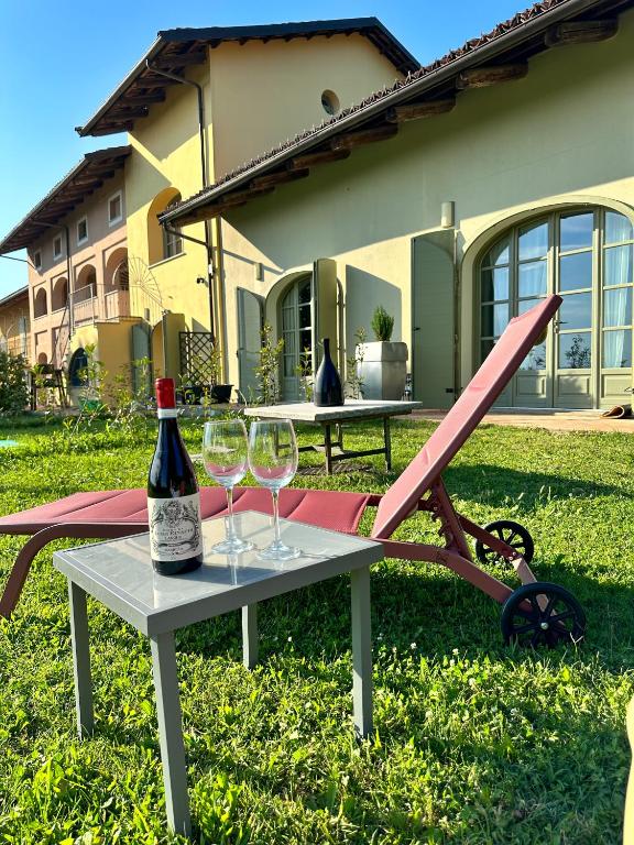 Zahrada ubytování Just Langhe Casa Barolo