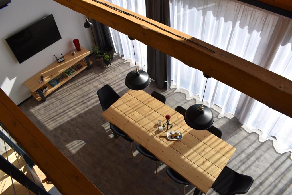 Posezení v ubytování Apartmány Na Smrčku