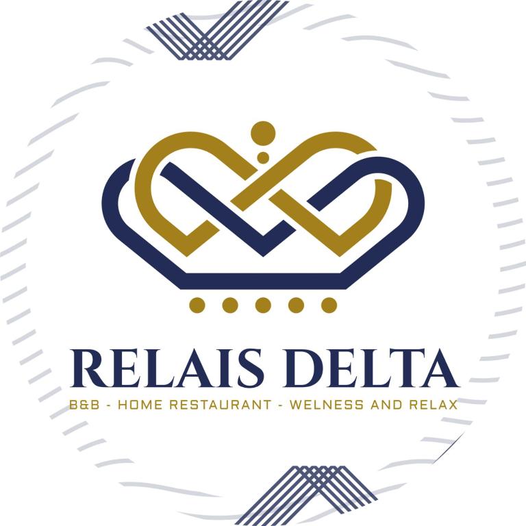 a logo for a relais delia restaurant wellness and relax at Relais Delta Bed Breakfast in Presa Botner