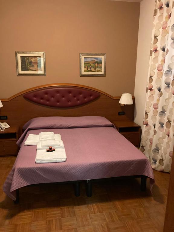 Postel nebo postele na pokoji v ubytování Hotel Banatium B&B Cucina