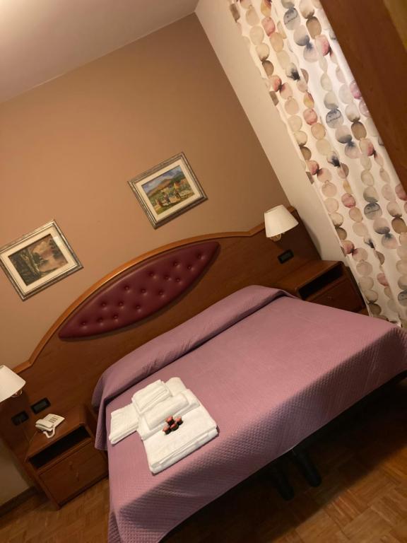 Postel nebo postele na pokoji v ubytování Hotel Banatium B&B Cucina
