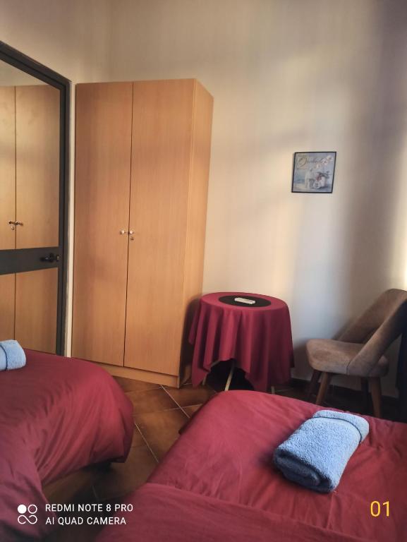 Cama o camas de una habitación en Hotel Kurtabeg