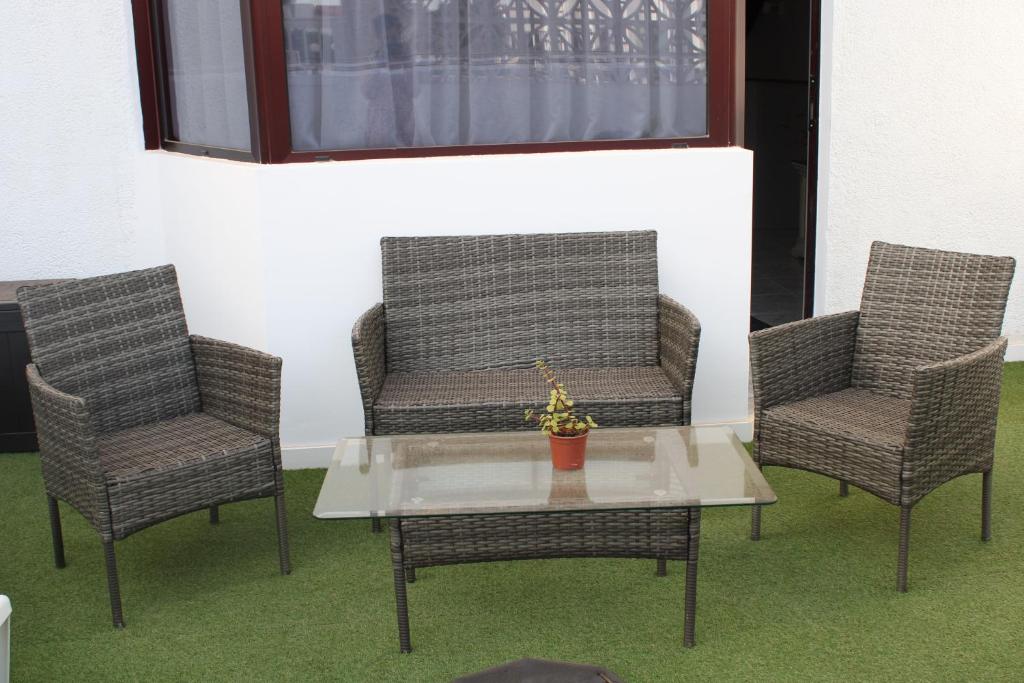 A seating area at ROSET
