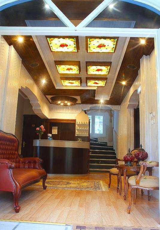Posezení v ubytování Kristal Hotel