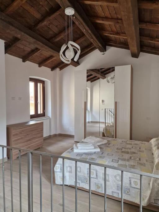 Postel nebo postele na pokoji v ubytování Casa la Matterella