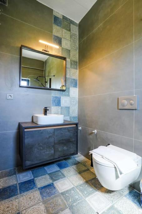Koupelna v ubytování Dalyan Villa Alba