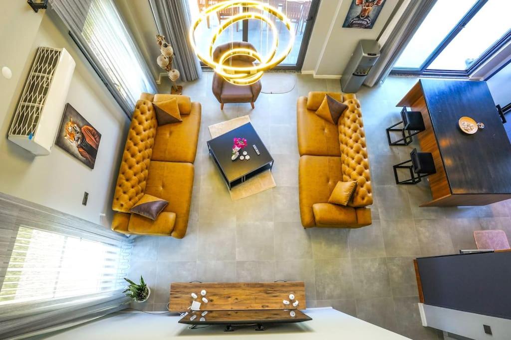 Posezení v ubytování Dalyan Villa Alba