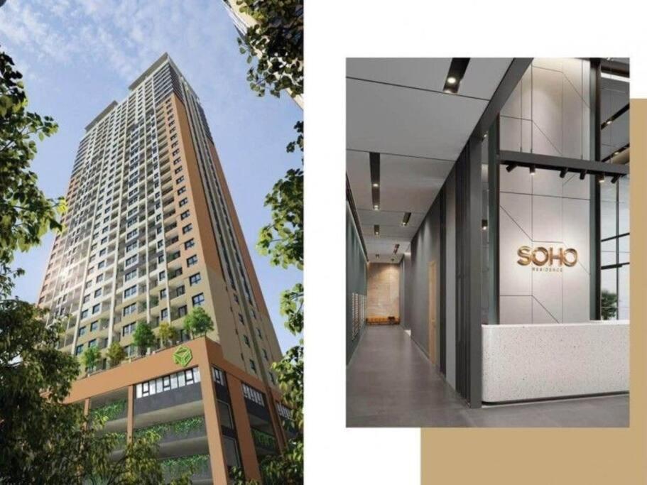 een collage van twee foto's van een gebouw bij D1* Luxury SOHO residences BRAND NEW 02 bedrooms in Ho Chi Minh-stad