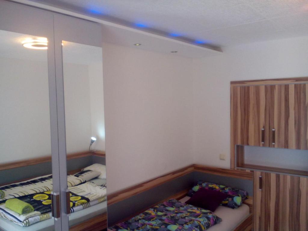 Postel nebo postele na pokoji v ubytování Apartmány Fialka