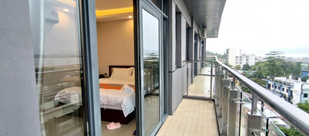 Balkón nebo terasa v ubytování Sky Garden Hotel