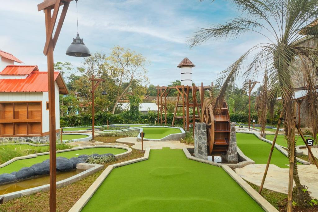 Zahrada ubytování Novus Giri Resort & Spa