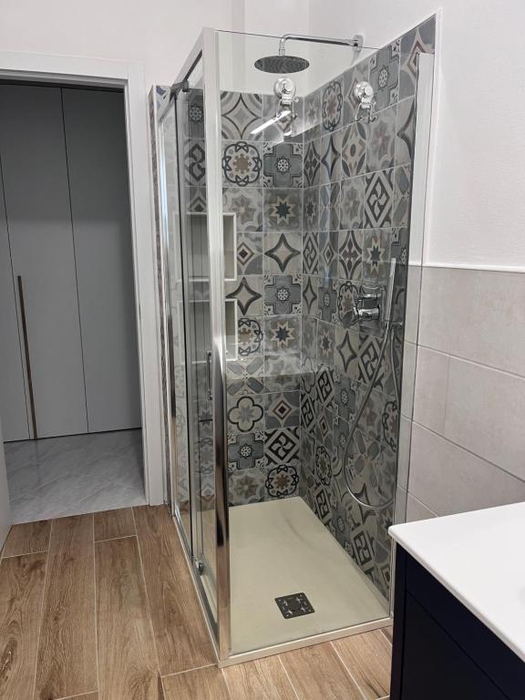 Et badeværelse på Appartamento TERRAZZA SALENTINA con BOX AUTO