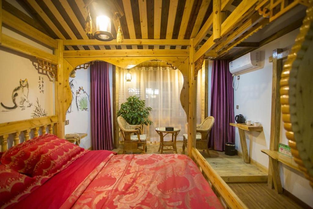 Postel nebo postele na pokoji v ubytování Mountain View Guesthouse