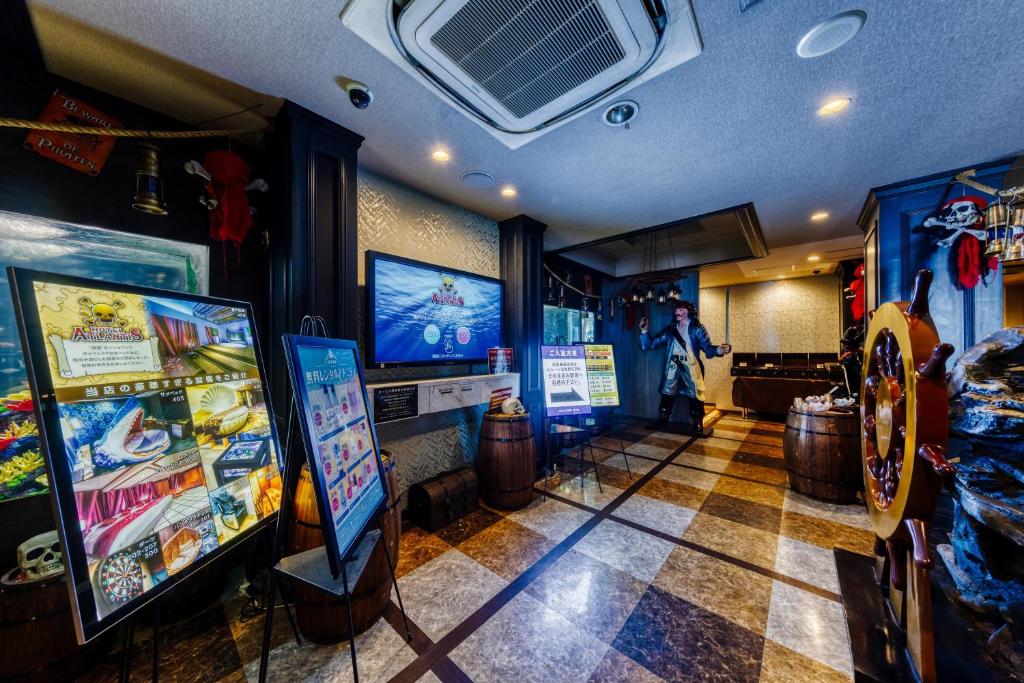 TV a/nebo společenská místnost v ubytování Hotel Atlantis Machida -Adult Only