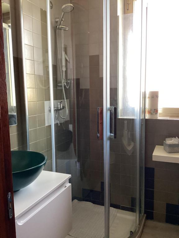 Koupelna v ubytování B&B Verdi