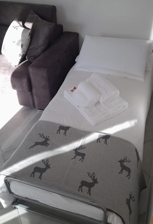 Postel nebo postele na pokoji v ubytování Borgo Vico