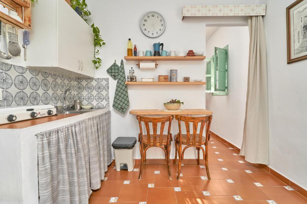 Kuchyň nebo kuchyňský kout v ubytování Cortijo de Arriba