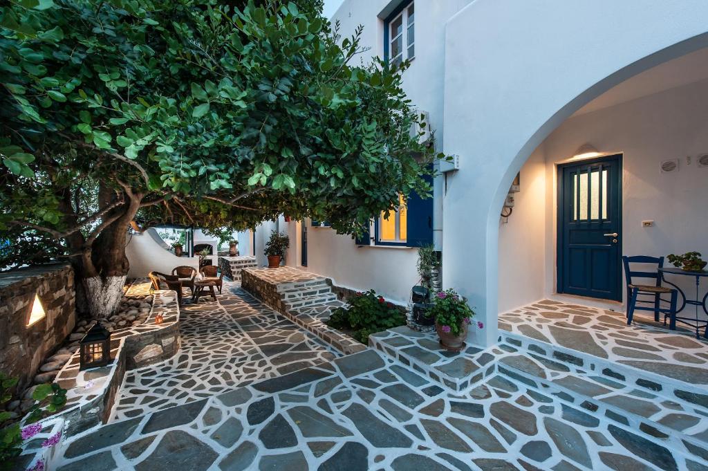 Patio nebo venkovní prostory v ubytování Anixis Studios Aliki Paros
