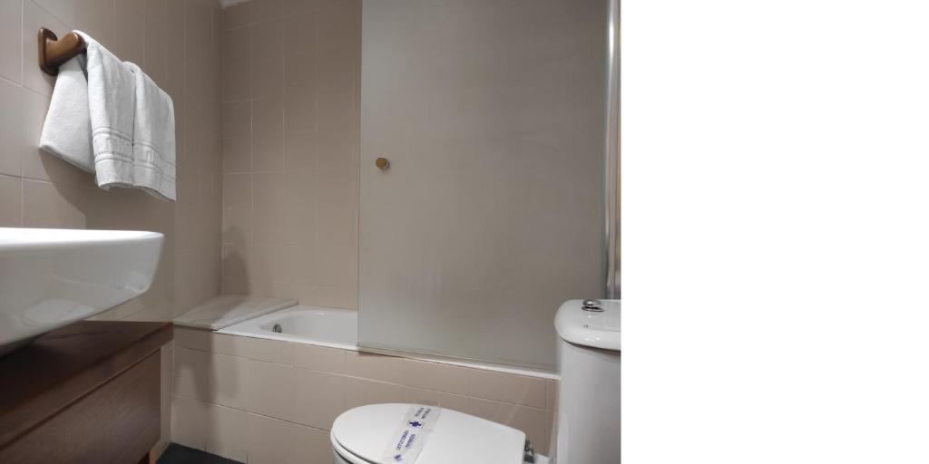 Koupelna v ubytování Snö Hotel Bielsa