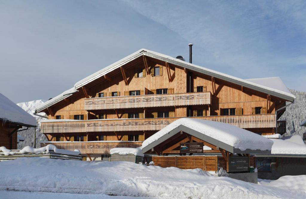 Résidence Goélia Le Grand Ermitage om vinteren