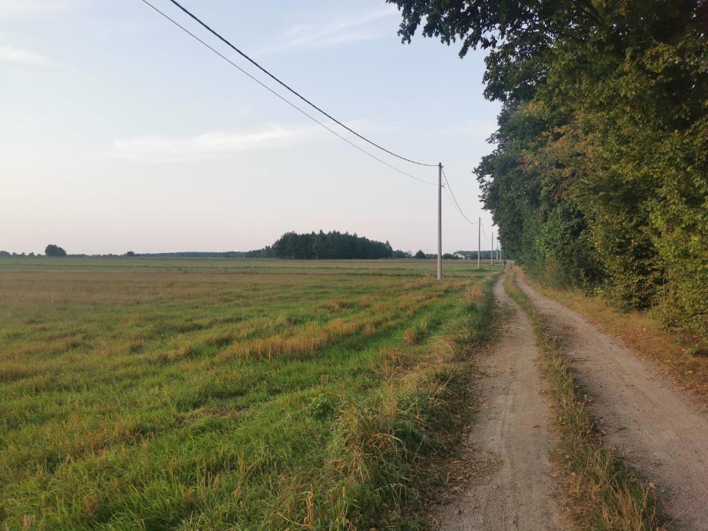 Příroda nedaleko venkovského domu